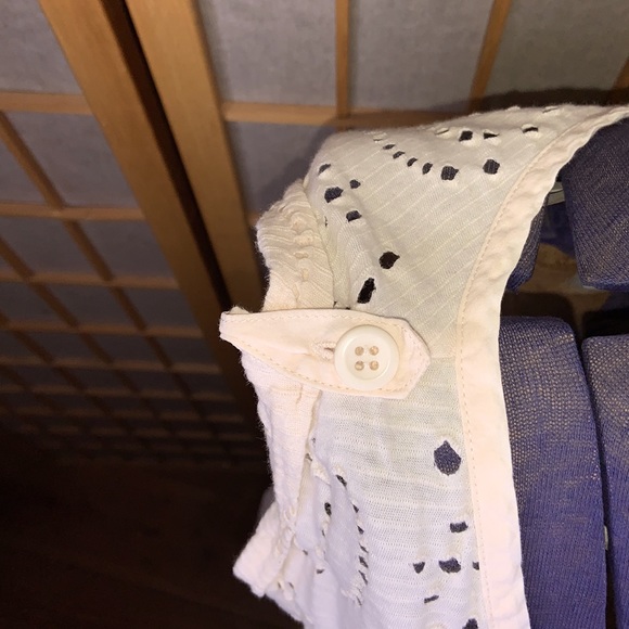 Free People Cream Lace Cotton Sleeveless Beach Cover Up Size Small - Picture 4 of 11